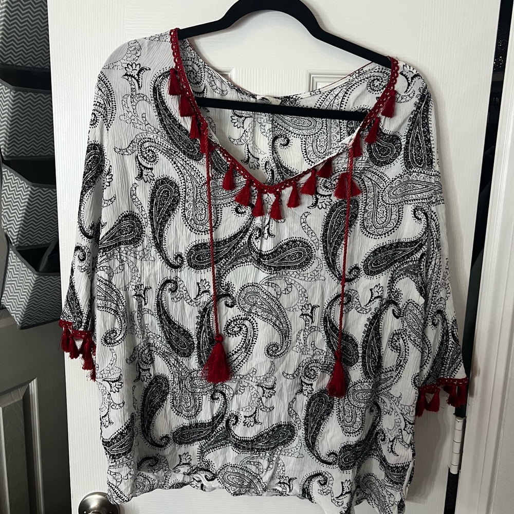 Chicos linen top
